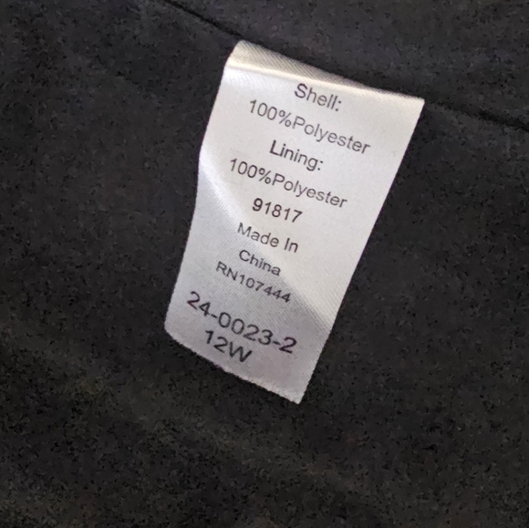 Jessica London 3/4 sleeves Round Neck Open Cropped Blazer NWOT - Picture 6 of 8